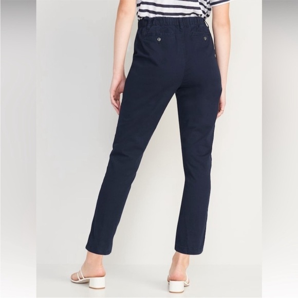 NWT! High-Waisted Navy OGC Chino Pants for Women - Medium Petite 💜 - Picture 2 of 8